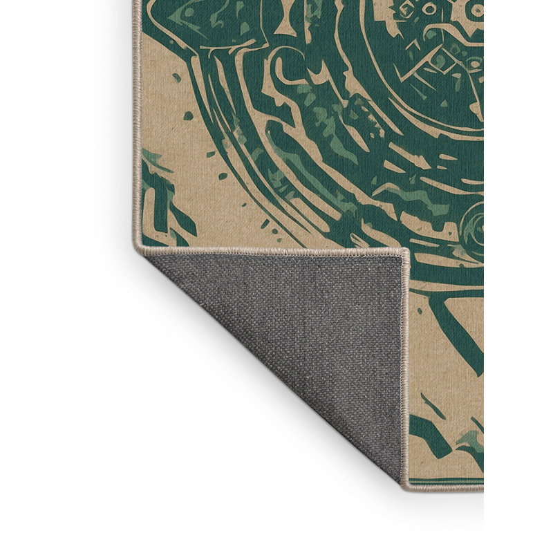 Temple Of Time Rug, Square 4'