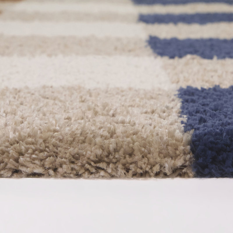 Tapis bleu / vert Donovyn, Rectangle 7 pi 10 po x 10 pi