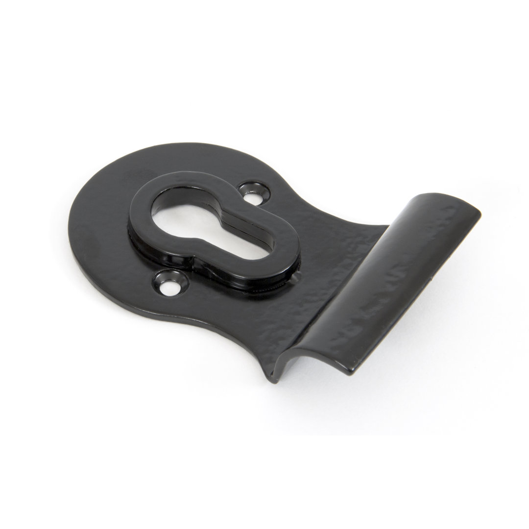 Black Traditional Smith Euro Door Pull - Image 4