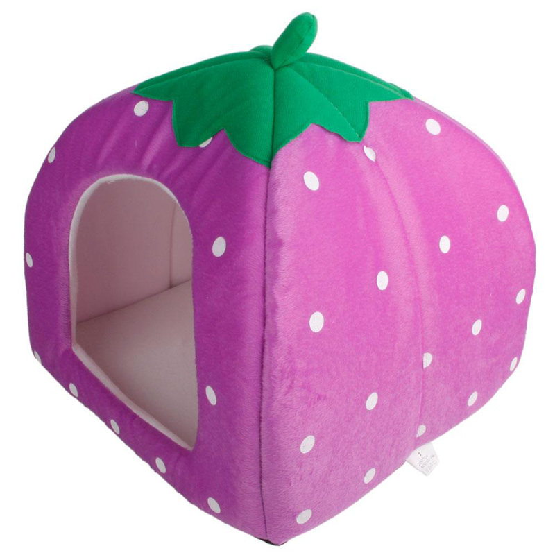 Dôme d’animal doux en coton Ricard, l 10,24 po x P 10,62 po x 11,22 po, Mauve