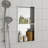 13" X 25" Stainless Steel Shower Niche Double Shelf-999935864