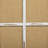 Bigham Beige Wood Hinged Foldable Partition 3 Panel Room Divider Screen w/ Burlap Window Pane Design