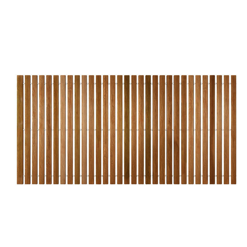 Roll-up Teak Bath Mat