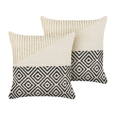 Pylant Geometric Square Cushion