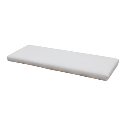 Coussin de banc d'extérieur Tommy Bahama, Sunbrella résistant à la décoloration et à l'eau pour les balancelles, les bancs de jardin et les canapés, l 44 po x P 19 po, réversible, os de bambou Bay