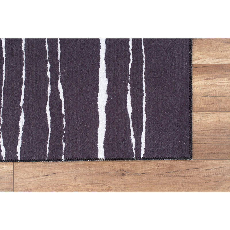 Premium Machine Washable Carpet, 4.6 x 6.2 Feet, 100% Polyester, 1850 g/m² | Pile Height: 0.2 Inches | Eco-Friendly Recycled Poly Cotton Underside | Perfect for Living Room, Bedroom, and High-Traffic Areas