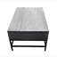 Table basse à plateau relevable gris