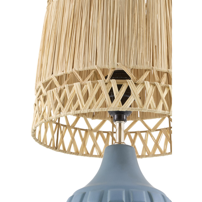 Lampe de table Cantalupo, Bleu