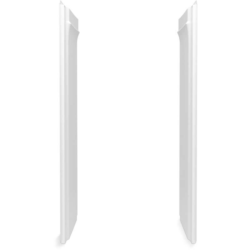 Medley W 34'' D H Vikrell Wall, White, 72.45" H x 34" W x 34" D