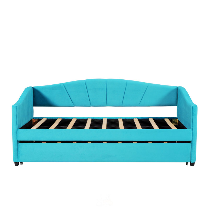 Daybed With Trundle, Blue