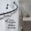 72" Adjustable Curved Fixed Shower Curtain Rod