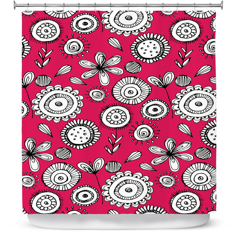 Luby Floral Shower Curtain