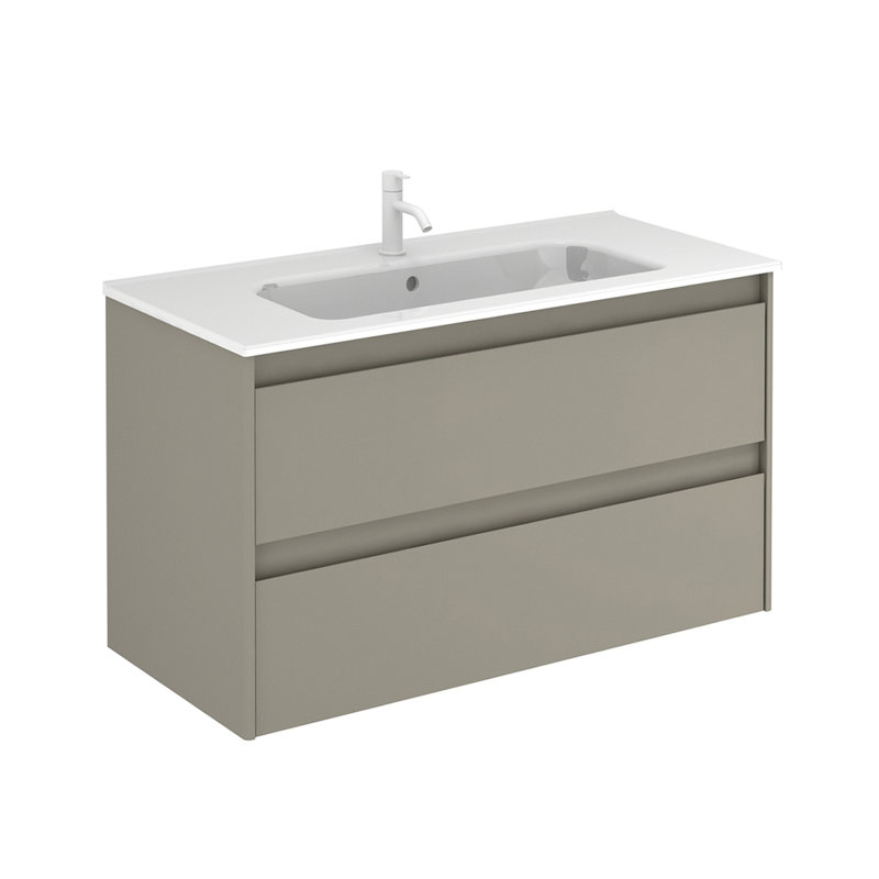Ambra 39.6'' W Single Vanity, Matte Sand
