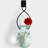 12" Almaguer Glass Wall Vase with Metal Hanger and Hook, 25 oz Capacity