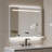 Led Lighted Fog-Free Mirror With Storage Shelf Wall-Mounted Waterproof
