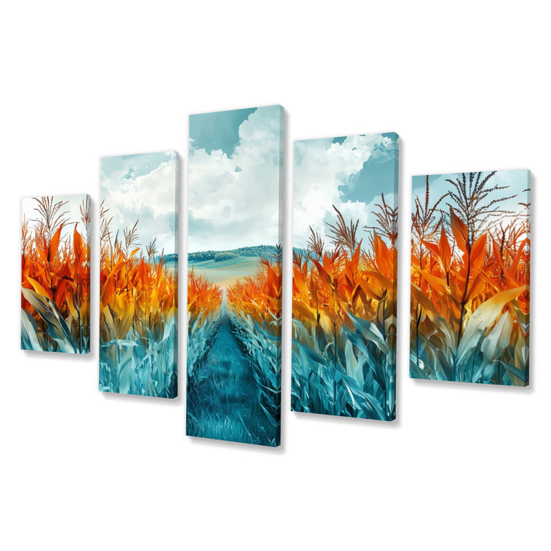 «Yellow Yellow Sky Sky», ensemble d'art mural de ferme