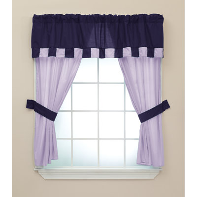 Izzo Cotton Blend Kitchen Curtain