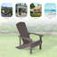 Chaise Adirondack en plastique Lall-183862281