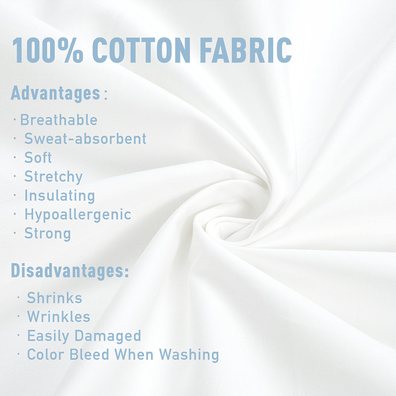 Ensemble de taies d'oreiller ouvertes 100% coton à carreaux Percale, Queen/Standard Pillowcase