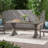 Chehabi Rectangular Metal Outdoor Dining Table