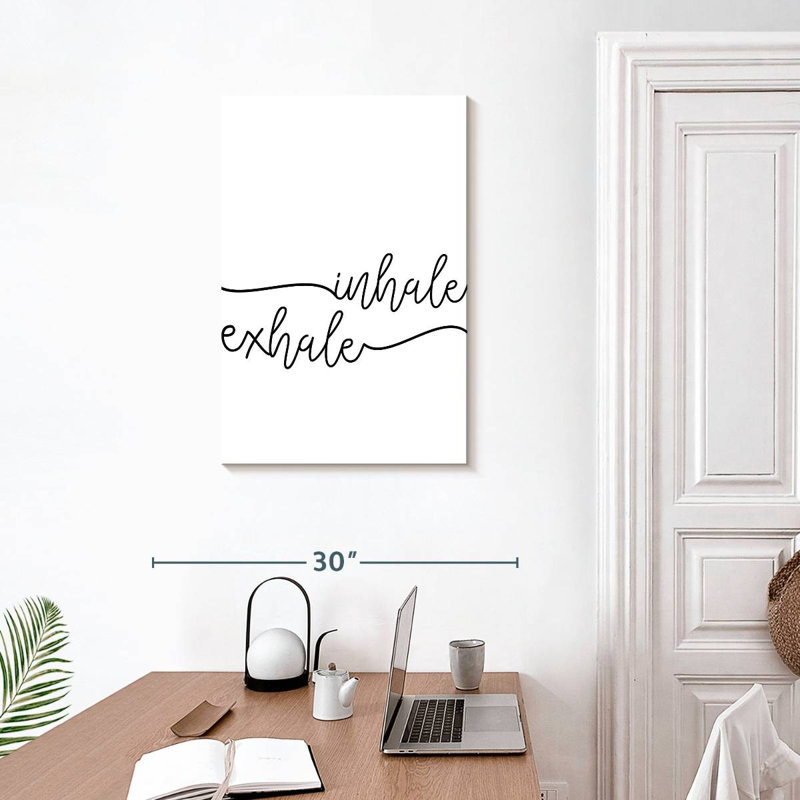 Inspirez et expirez, H 30 po x l 20 po