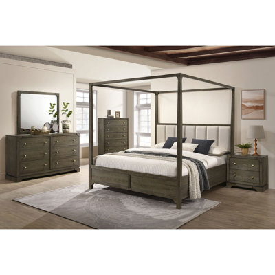 Ensemble de chambre avec grand lit 5 pièces Harbington