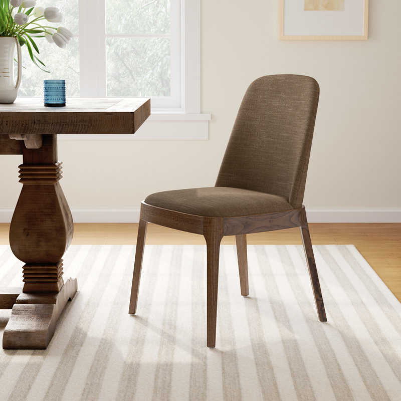 Verdi Dining Chair, Green, Medium/Dark Brown