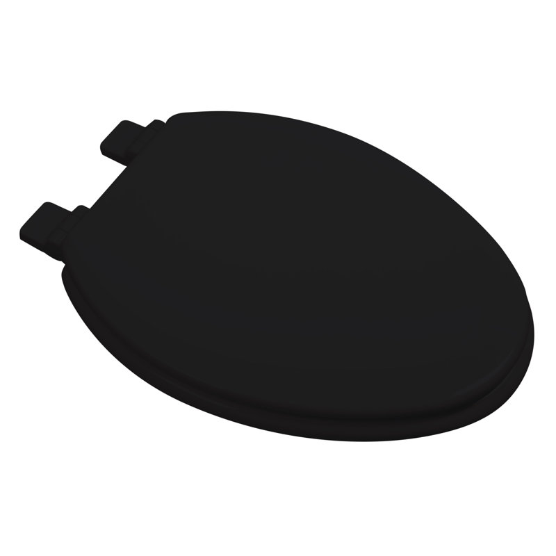 Elongated Toilet Seat and Lid, Black