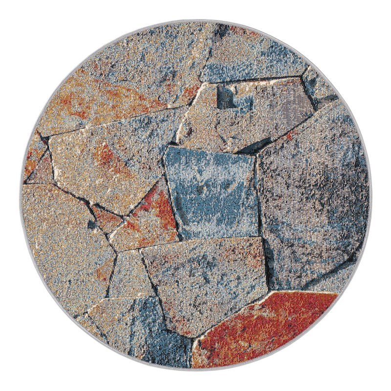 Keazia Area Rug, Round 5'1"