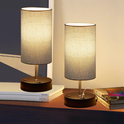 Lampe de table USB en métal Stonecrest