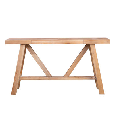 58.5" Farmhouse Wood Console Table