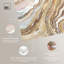 Art Remedy Royal Gold Geode Minéral encadré 57080-100258327-100258321