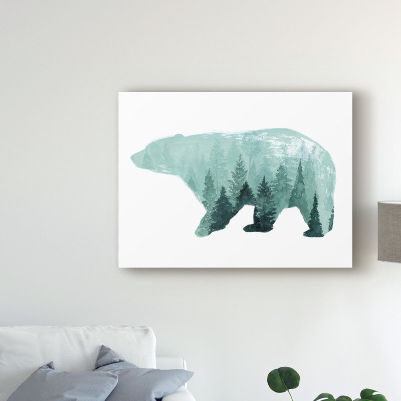 « nature calling iv », reproduction de peinture à l’acrylique sur toile tendue, H 14 po x l 19 po x P 2 po