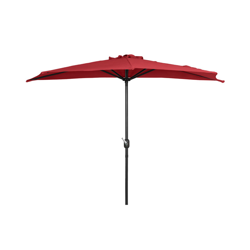 Parasol de marché 9 pi Nicholls, Rouge