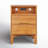  Mid-Century Modern Nightstand Set with Open Shelf and Charging Station Set of 2-1258206352