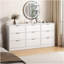 Commode 9 tiroirs, commode de rangement en bois pour chambre à coucher-1023314560