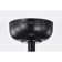 25 Inch Elegant And Glam Style Matte Black Finish Crystal Lighted Ceiling Fandelier With Remote