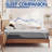 3 Inch Memory Foam Mattress Topper , Mattress Topper With Removable & Washable Polyester Cover-1701358738