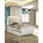 Mobilier de chambre à coucher tapissier avec lit gigogne 1pc