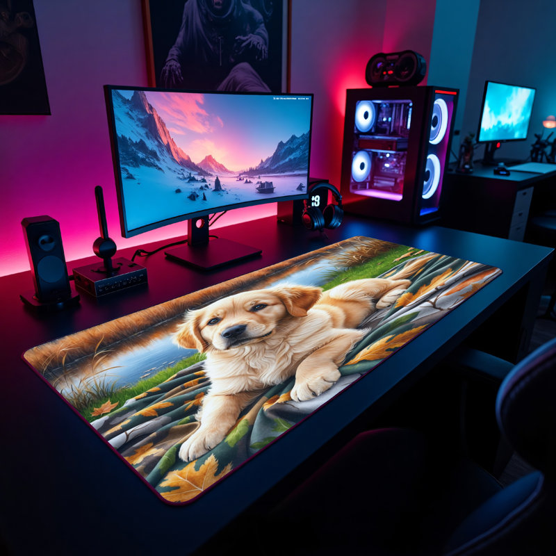 Polyester Desk Pad, 23.6x13.8