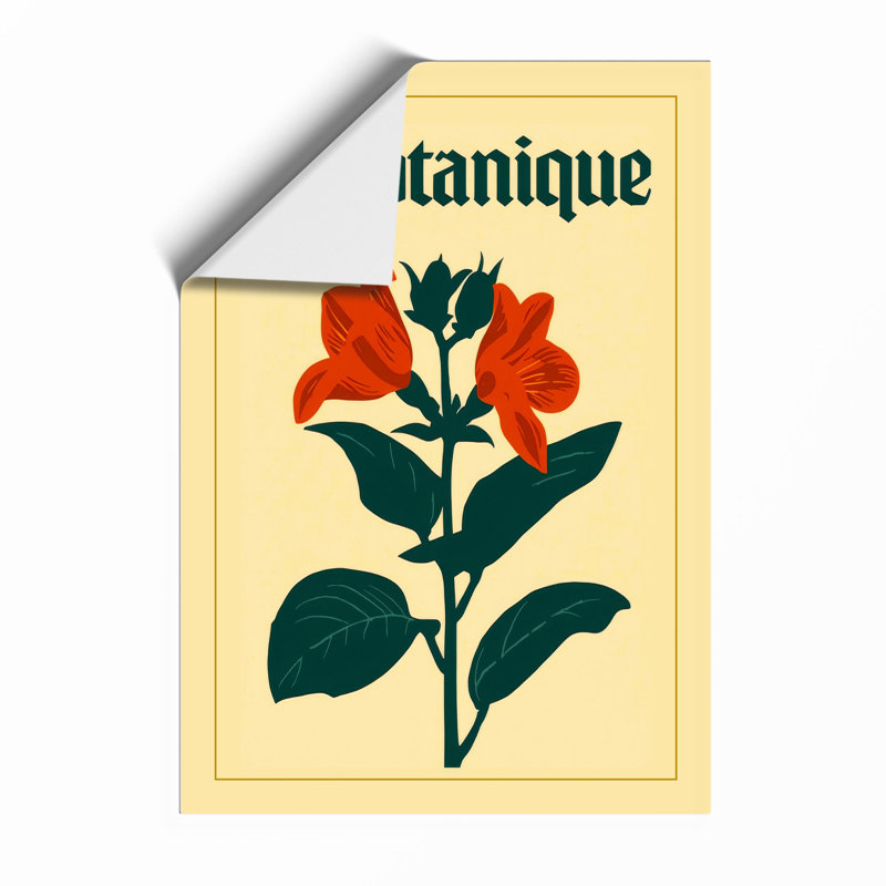La Botanique Botanical - Print, Unframed, A4 - 29.7 x 21.0 cm