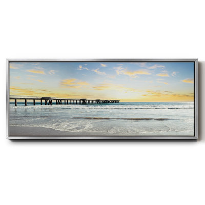 Pacific Beach Pier- Framed Canvas