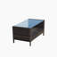 Emilene Glass Top Coffee Table