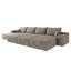 Canapé modulaire Boneless de 135 po à 6 places avec canapé modulaire 6 pièces, sans assemblage requis (tissu en velours côtelé moelleux) 2-78391151