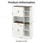Buffet 71 po Farmry Kitchen Pantry avec armoire, tiroir et support pour micro-ondes