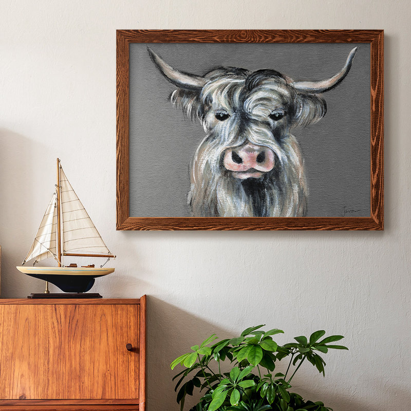 «Neutral Highland», reproduction d'un seul cadre photo sur toile, Érable, H 22 po x l 32 po x P 1,5 po