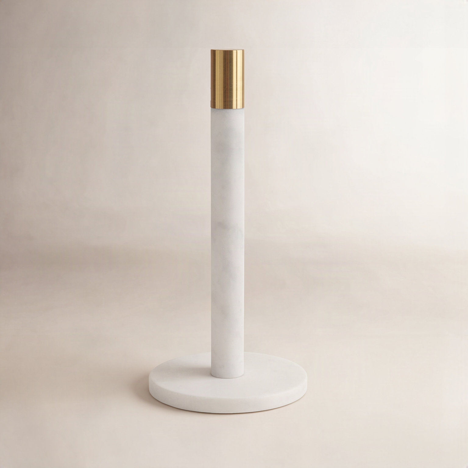 Kinnison Paper Towel Holder, White