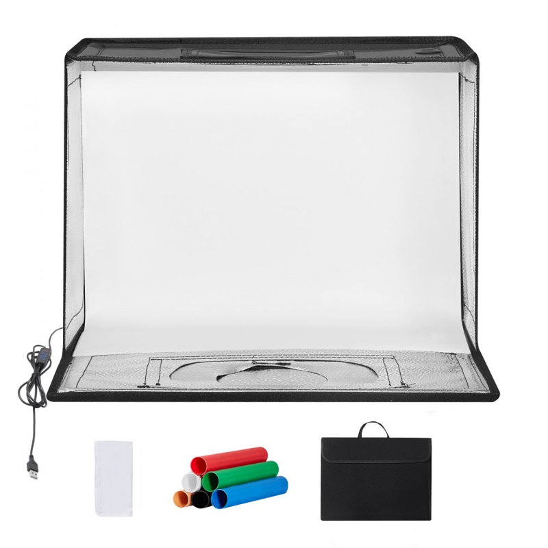 Photo Studio Light Box 12"x12" 3000-5600K Adjustable 3 Colour Temperatures