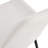 White Artificial Leather Backrest Cushion Dining Chair