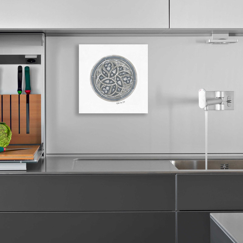 'Geometry Study 3' by Stellar Design Studio, Acrylic Glass Wall Art, 12" H x 12" W x 0.13" D